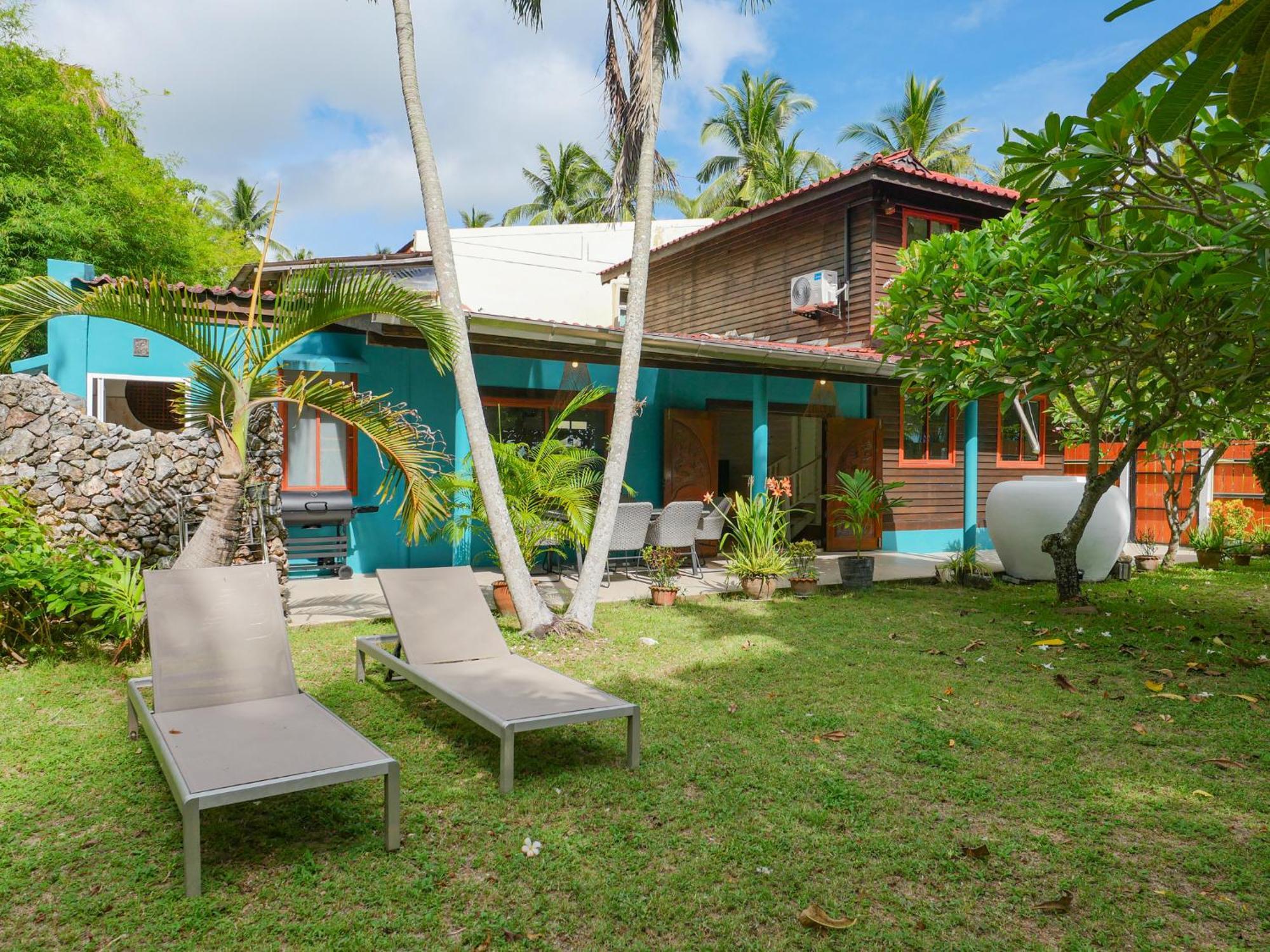 The Wooden Beach House 3Br - Sunset Beach Garden Taling Ngam Beach Exterior foto